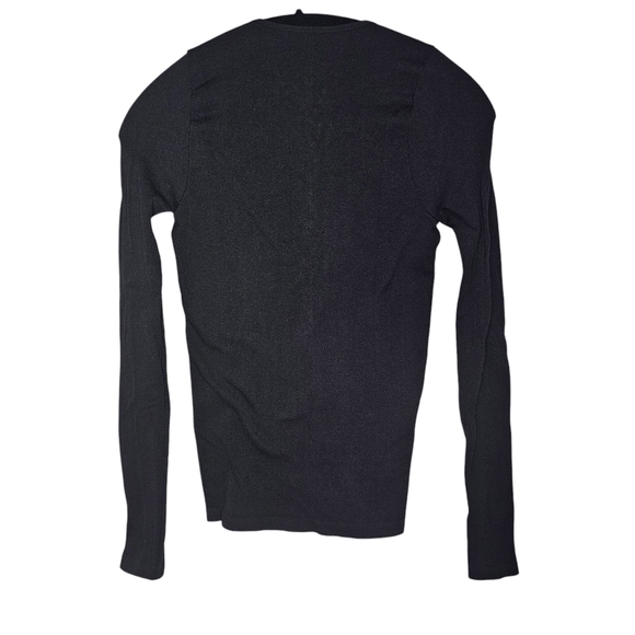 Free People Stretch Ribbed Lace-Up Fitted Tee•Size M/L•NWOT - Picture 8 of 10